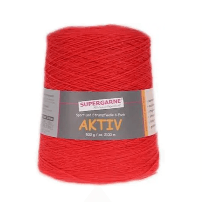 Aktiv 4-ply sokkegarn - 500 grams spoler