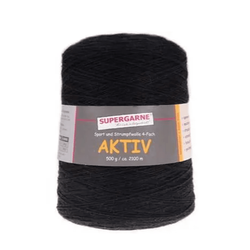 Aktiv 4-ply sokkegarn - 500 grams spoler